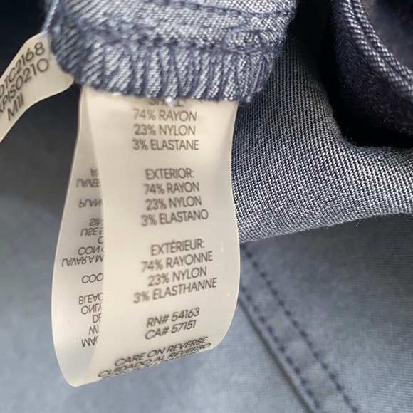 Calvin Klein Plus Size Stretch Denim Jean Jacket. - Picture 10 of 13